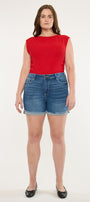 Sunny High Rise Shorts (Plus Size) - Official Kancan USA
