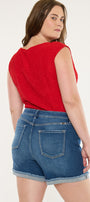 Sunny High Rise Shorts (Plus Size) - Official Kancan USA