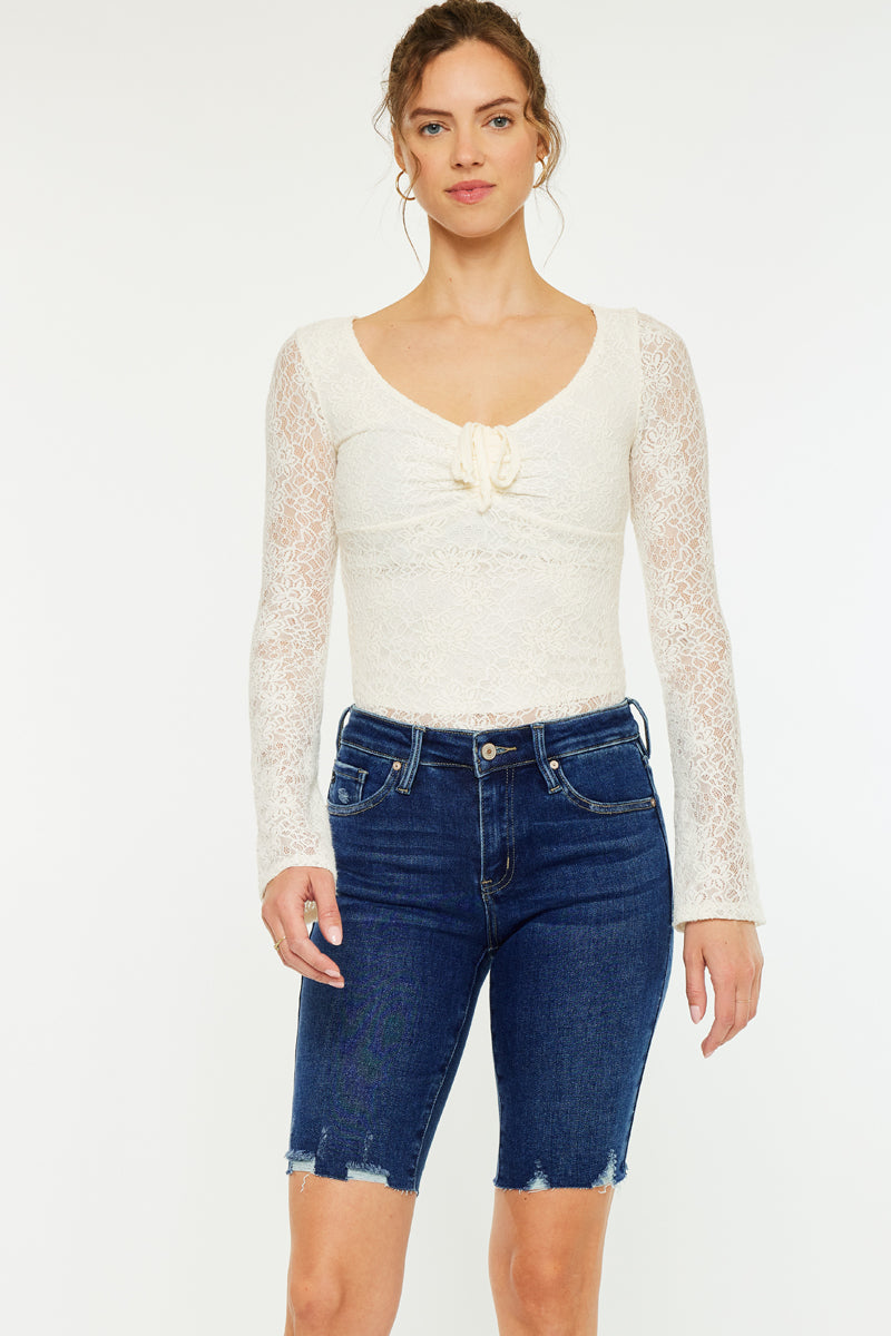 Dockweiler Mid Rise Bermuda Shorts - Official Kancan USA