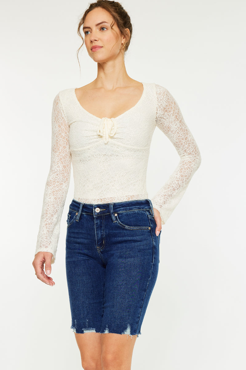 Dockweiler Mid Rise Bermuda Shorts - Official Kancan USA