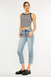 Morgana Essentials High Rise Straight Fit Leg Jeans