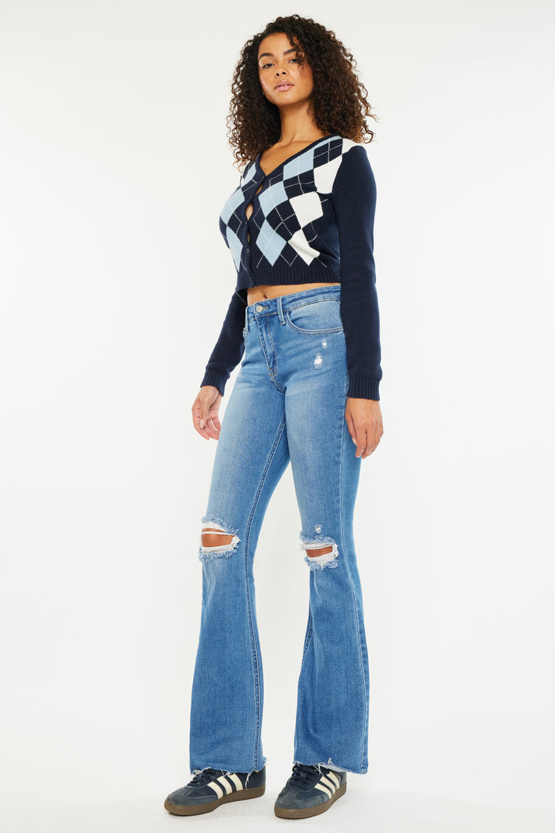 Eva High Rise Bootcut Jeans - Official Kancan USA