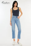 Nancy Essentials High Rise Slim Straight Leg Jeans - Official Kancan USA