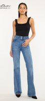 Onyx Essentials Ultra High Rise Wide Flare Jeans
