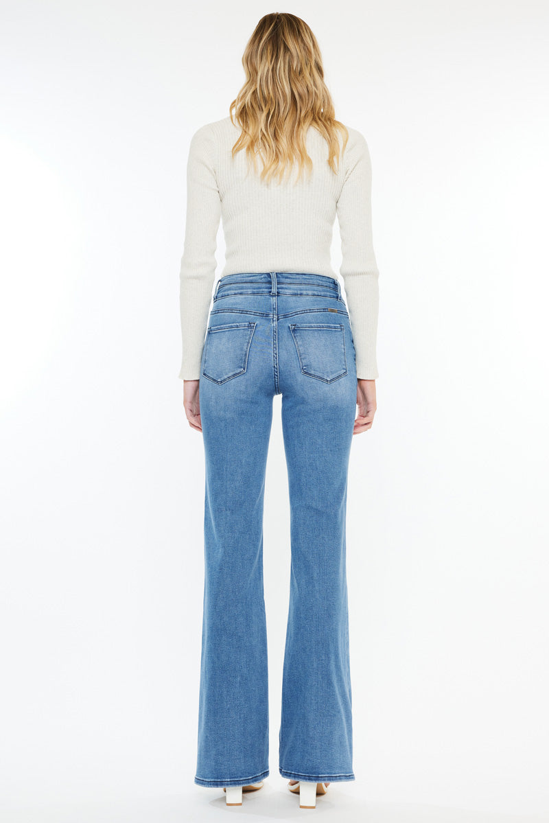 Onyx Essentials Ultra High Rise Wide Flare with Stretch Denim