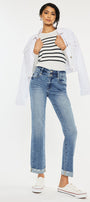 Kianna High Rise Slim Straight Jeans - Official Kancan USA