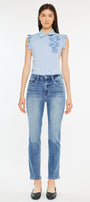 Maddy High Rise Slim Straight Leg Jeans - Official Kancan USA