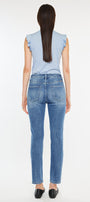 Maddy High Rise Slim Straight Leg Jeans - Official Kancan USA