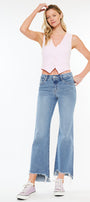 Gwen High Rise Wide Flare Jeans - Official Kancan USA