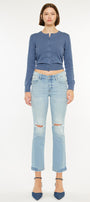 Coraline Mid Rise Kick Flare Jeans - Official Kancan USA