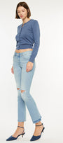 Coraline Mid Rise Kick Flare Jeans - Official Kancan USA
