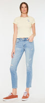 Isabella Essentials Mid Rise Slim Straight - Official Kancan USA
