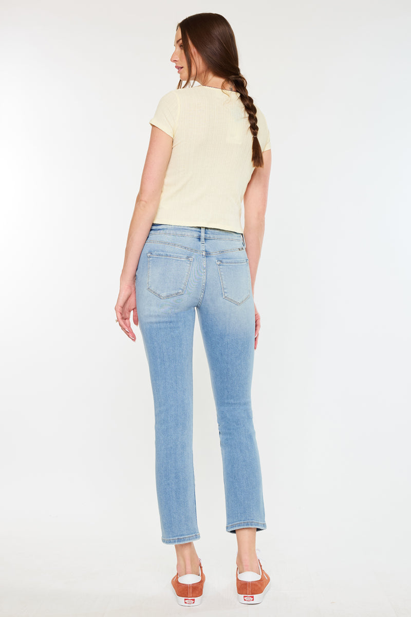 Isabella Essentials Mid Rise Slim Straight - Official Kancan USA