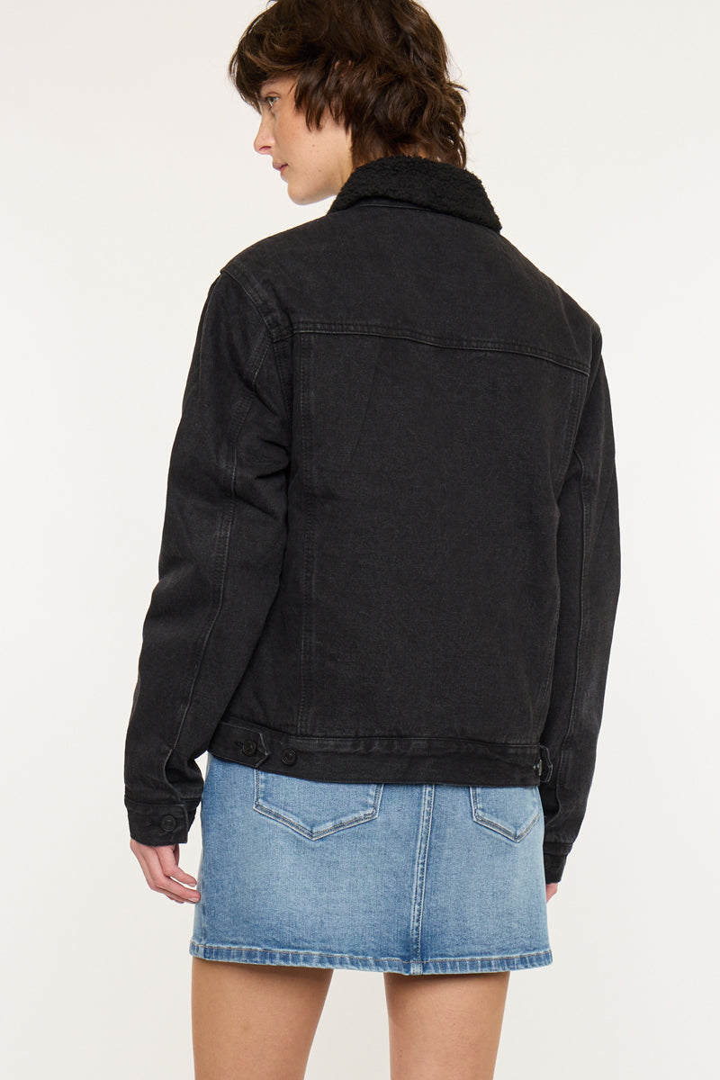 Sonny Sherpa Trucker Jacket | Button-Down | Rigid | Kancan USA