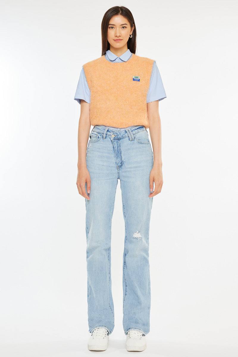 Minni 90's High Rise Straight Leg Jeans - Official Kancan USA