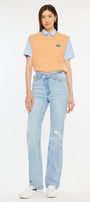 Minni 90's High Rise Straight Leg Jeans - Official Kancan USA
