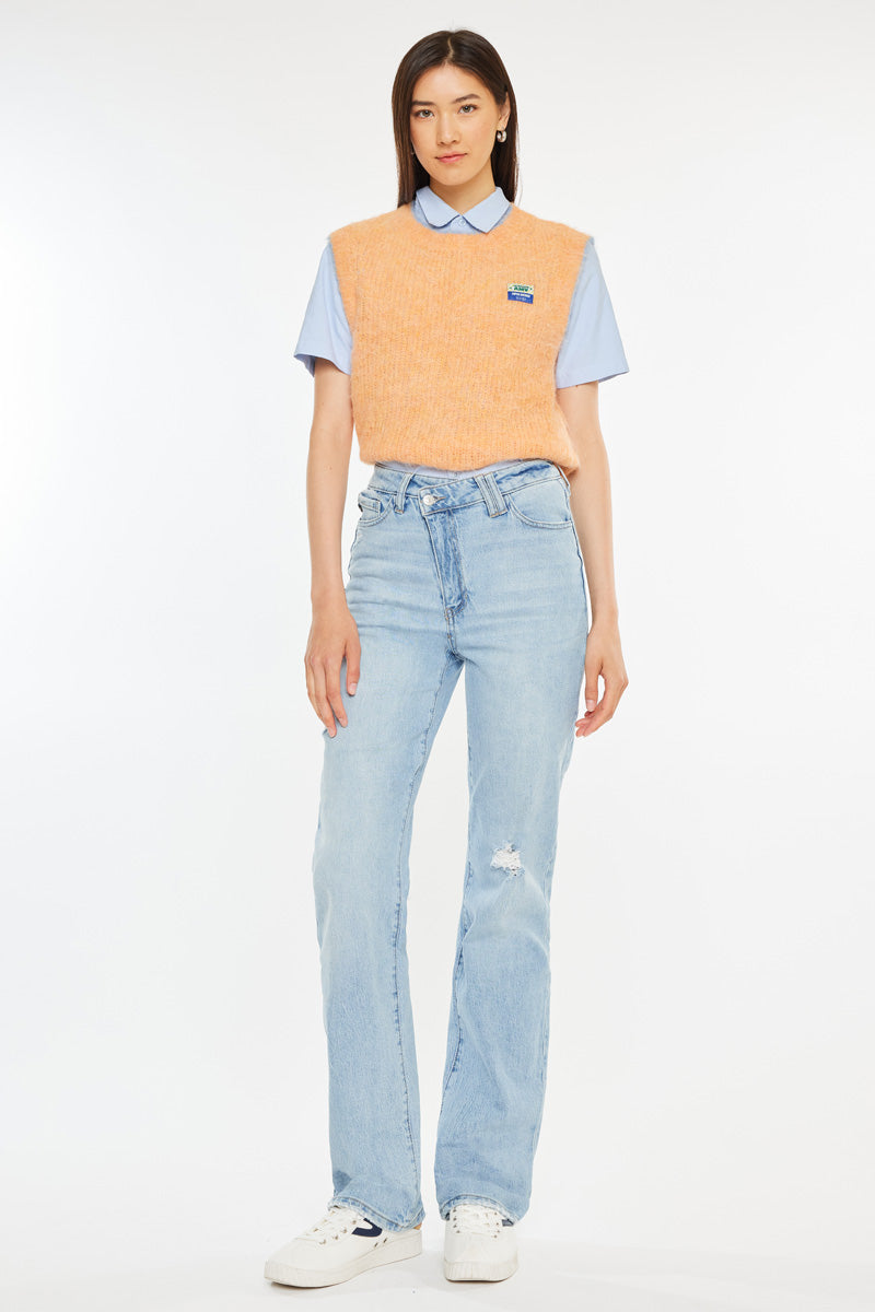 Minni 90's High Rise Straight Leg Jeans - Official Kancan USA