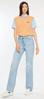 Minni 90's High Rise Straight Leg Jeans - Official Kancan USA