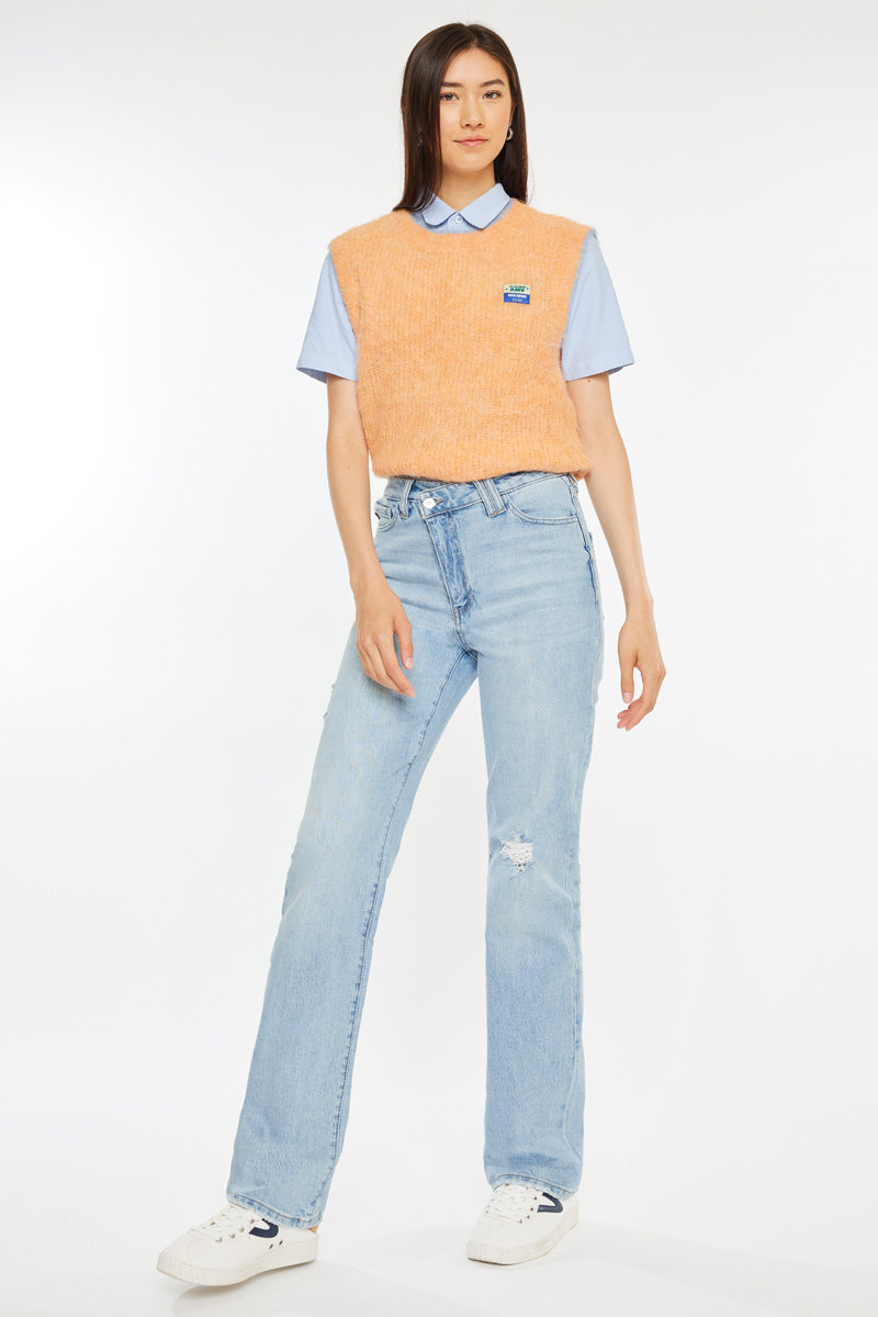 Minni 90's High Rise Straight Leg Jeans - Official Kancan USA