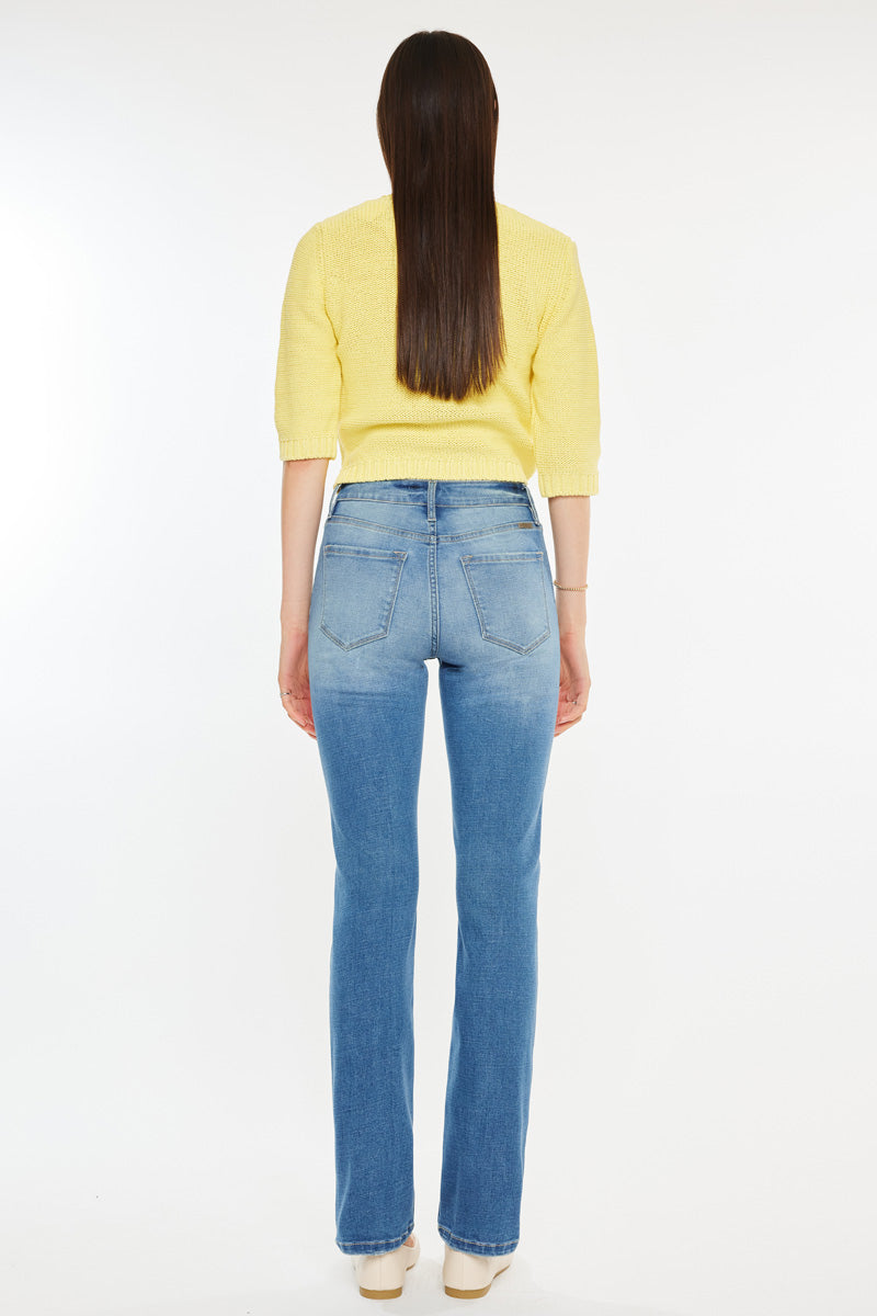 Diana High Rise Slim Straight Jeans - Official Kancan USA