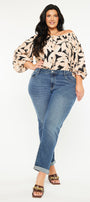 Harper Mid Rise Slim Straight Jean ( Plus Size ) - Official Kancan USA