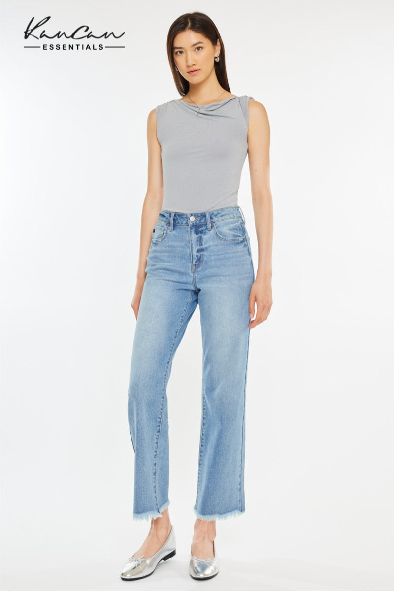 Bri Slim Wide Jeans High Rise | KanCan Essentials Denim | Kancan USA