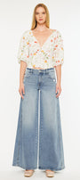 Renee Mid Rise Super Wide Jeans - Official Kancan USA