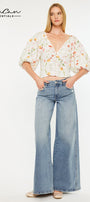 Renee Essentials Mid Rise Super Wide Jeans - Official Kancan USA