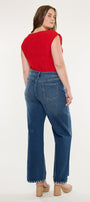 Dania Essentials High Rise Wide Leg Jeans (Plus Size) - Official Kancan USA