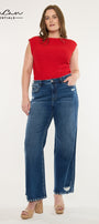 Dania Essentials High Rise Wide Leg Jeans (Plus Size) - Official Kancan USA