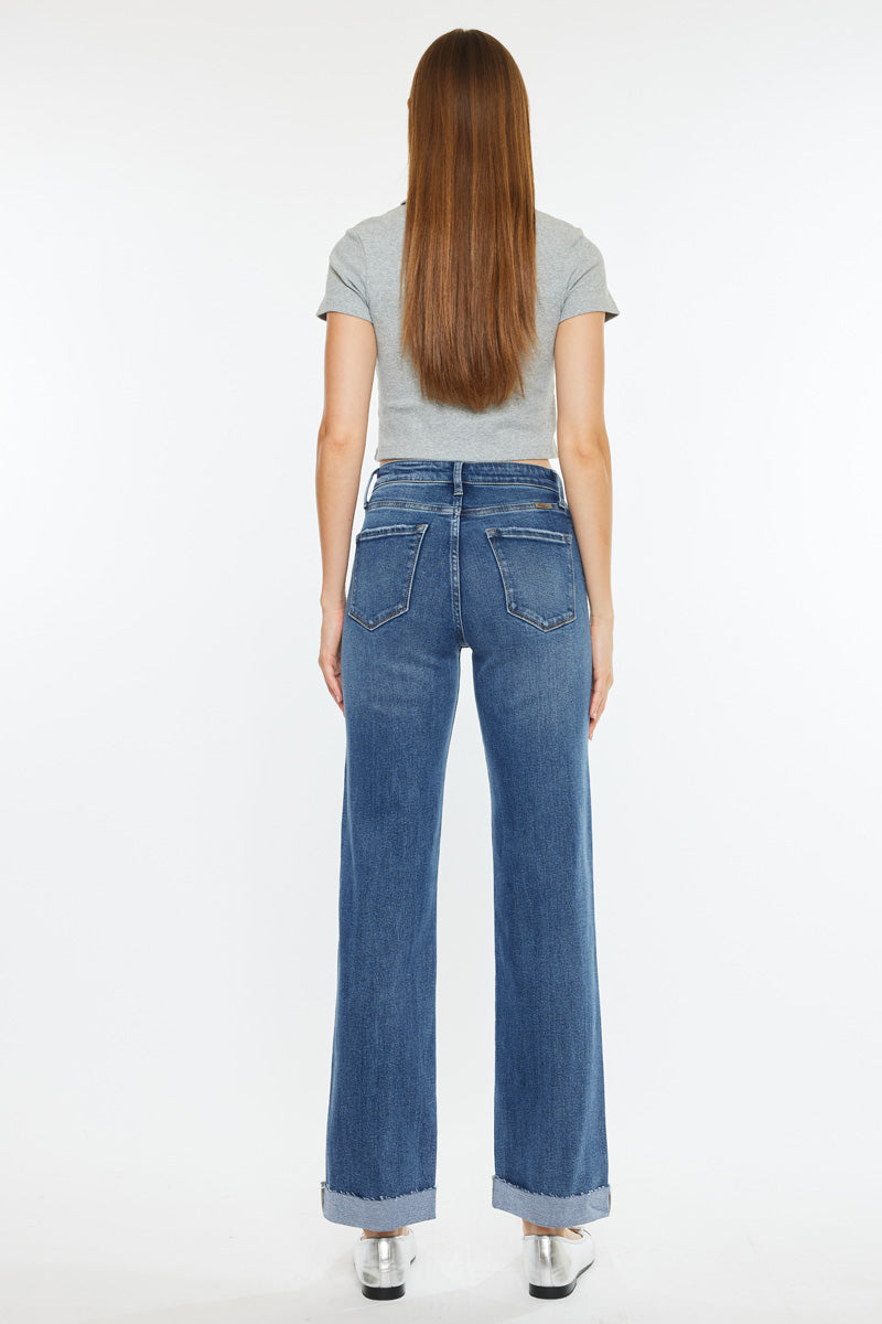 Trinity High Rise True Straight Jeans - Official Kancan USA