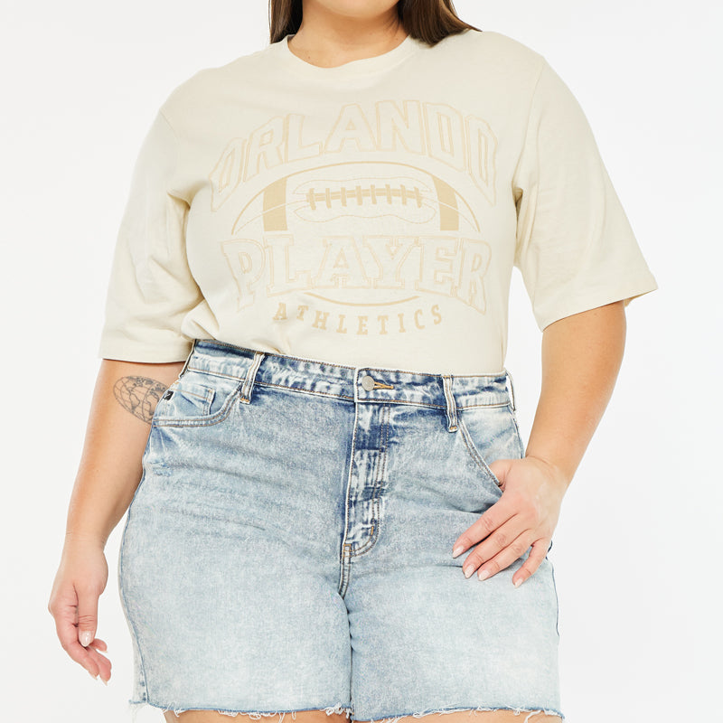 Vienna 90's High Rise Shorts ( Plus  Size) - Official Kancan USA