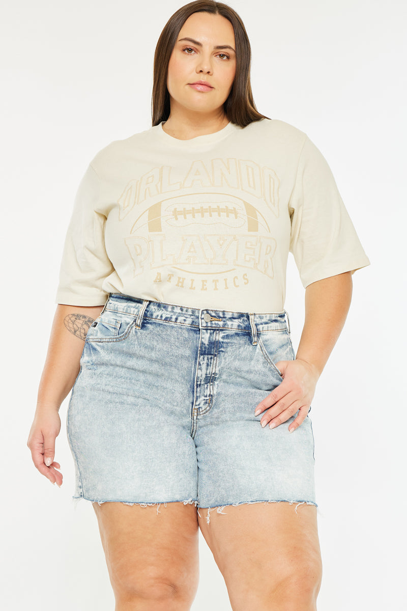 Vienna 90's High Rise Shorts ( Plus  Size) - Official Kancan USA