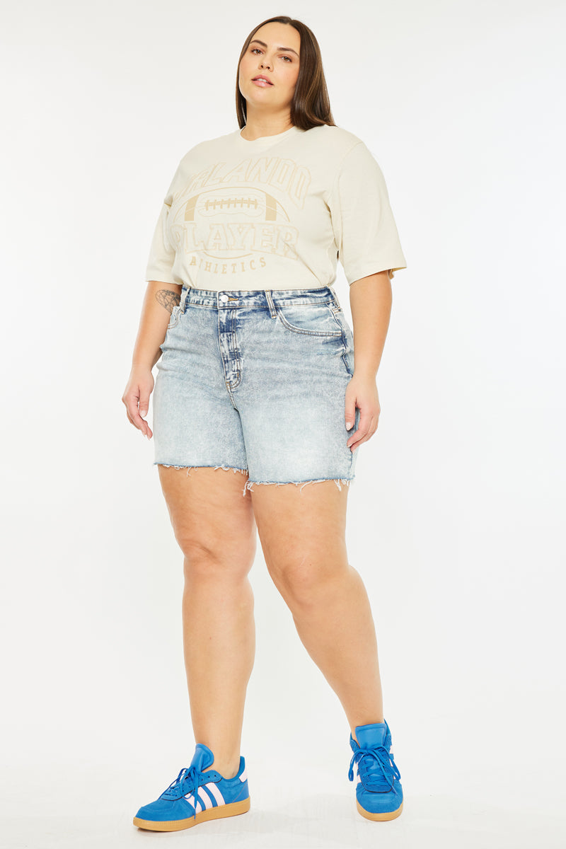 Vienna 90's High Rise Shorts ( Plus  Size) - Official Kancan USA