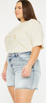 Vienna 90's High Rise Shorts ( Plus  Size) - Official Kancan USA