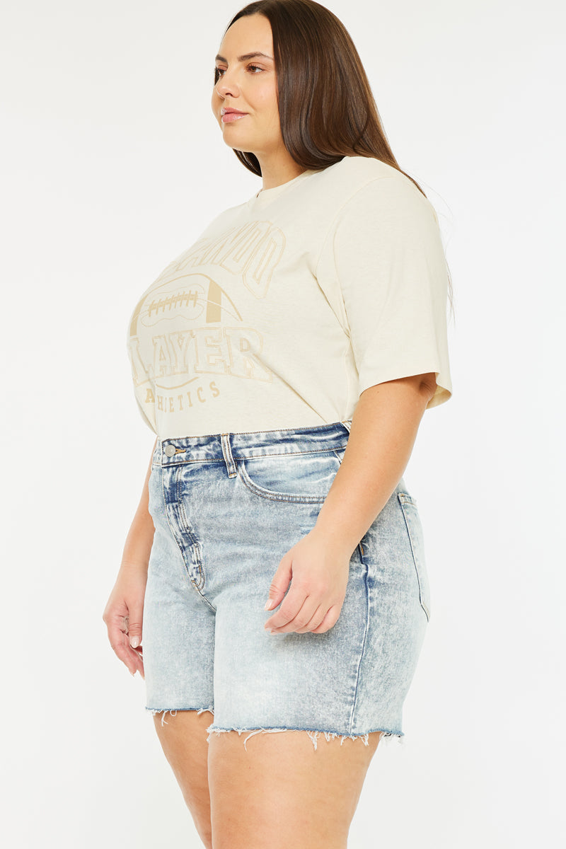 Vienna 90's High Rise Shorts ( Plus  Size) - Official Kancan USA