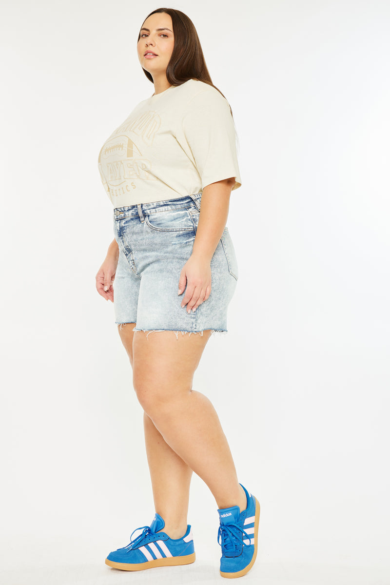 Vienna 90's High Rise Shorts ( Plus  Size) - Official Kancan USA