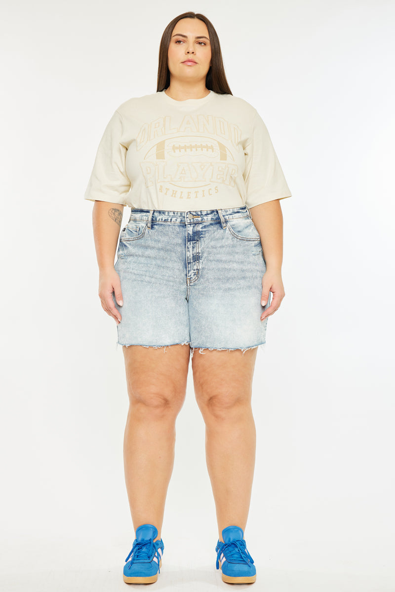 Vienna 90's High Rise Shorts ( Plus  Size) - Official Kancan USA