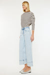 Kassie Cropped Wide Leg Jeans - Official Kancan USA