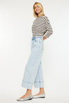 Kassie Cropped Wide Leg Jeans - Official Kancan USA