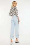 Kassie Cropped Wide Leg Jeans - Official Kancan USA