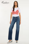 Gemma Essentials Mid Rise Wide Jeans - Official Kancan USA