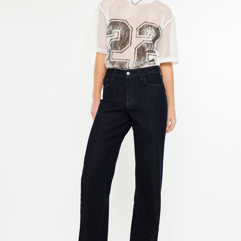 Norie High Rise Wide Leg Jeans - Official Kancan USA