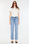 Tamia Essentials Mid Rise True Straight Jeans