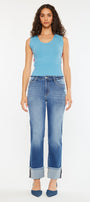 Quin Essentials High Rise Straight Jeans - Official Kancan USA