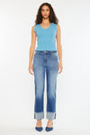 Quin Essentials High Rise Straight Jeans