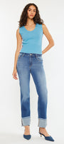 Quin Essentials High Rise Straight Jeans - Official Kancan USA