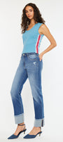 Quin Essentials High Rise Straight Jeans - Official Kancan USA