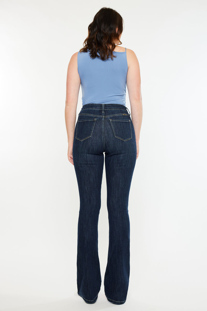 Janice High Rise Bootcut Jeans - Curvy - Official Kancan USA