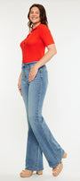 Dulce Essentials High Rise Wide Flare Jeans - Curvy - Official Kancan USA